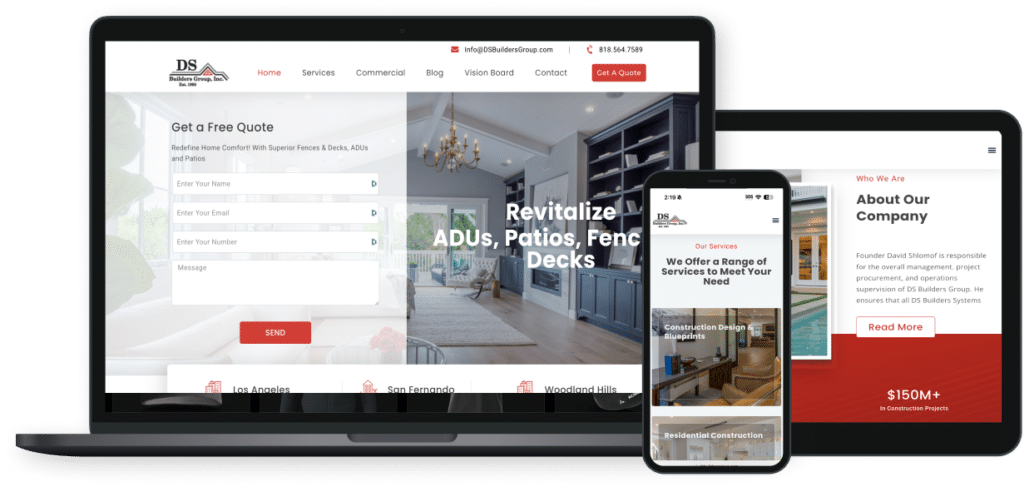 website case study dsb - Case Studies (OLD) - Architected Relations Award Winning Digital Marketing Agency