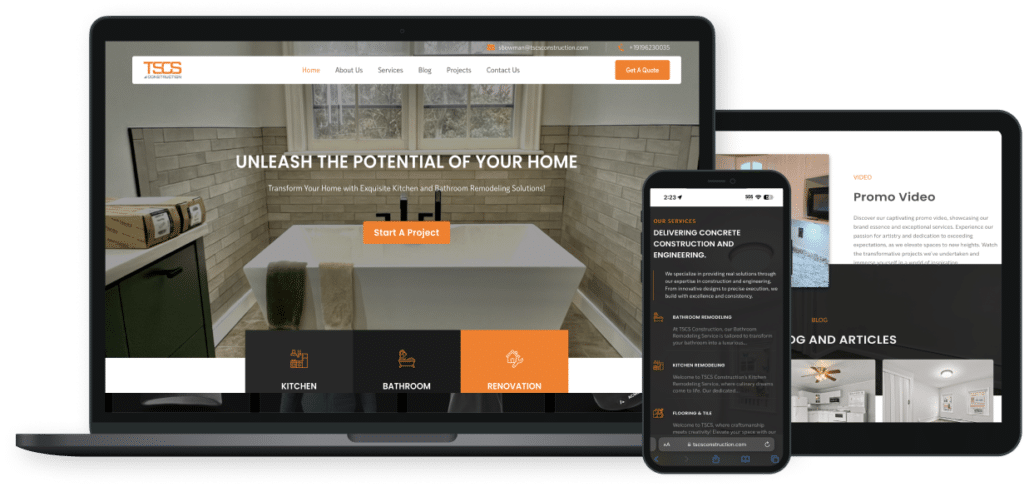 website case study tscs - Case Studies (OLD) - Architected Relations Award Winning Digital Marketing Agency