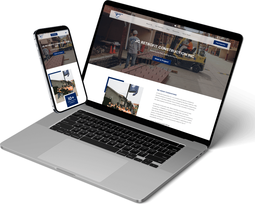 arcrel website showcase construction adu compnay - Case Studies (OLD) - Architected Relations Award Winning Digital Marketing Agency