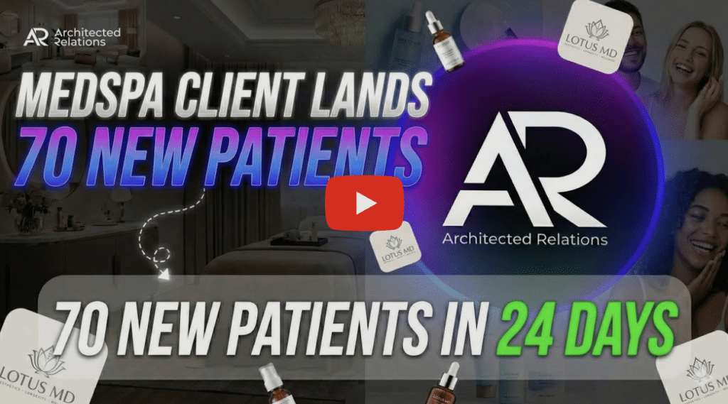 medspa case study - Case Studies - Architected Relations Award Winning Digital Marketing Agency